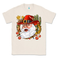 Natural Cowboy Santa Classic Tee - BundleAndBundleShop
