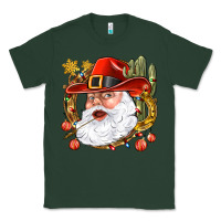 Sports Green Cowboy Santa Classic Tee - BundleAndBundleShop