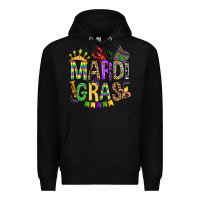 Black mardi gras olivia Premium Hoodie - OliviaCreatesArt