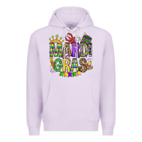 Lilac mardi gras olivia Premium Hoodie - OliviaCreatesArt