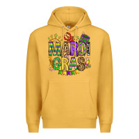 Mustard mardi gras olivia Premium Hoodie - OliviaCreatesArt