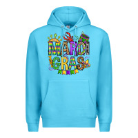 Ocean Blue mardi gras olivia Premium Hoodie - OliviaCreatesArt