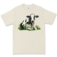 Bone holstein cow sitting Premium Tee - LillyAllenDesigns