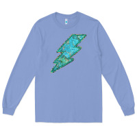 Colony Blue Turquoise Lightning Long Sleeve Tee - Bettercallsaul