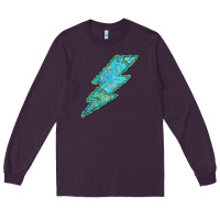 Plum Turquoise Lightning Long Sleeve Tee - Bettercallsaul
