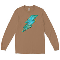 Toasted Coconut Turquoise Lightning Long Sleeve Tee - Bettercallsaul