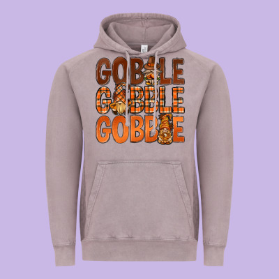 Gobble With Gnomies Bbs Vintage Hoodie Designed By Bundleandbundleshop