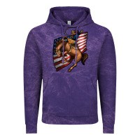 Cloud Purple American Cowboy Vintage Hoodie - Jasminsmagicworld
