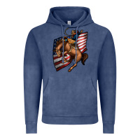 Vintage Denim American Cowboy Vintage Hoodie - Jasminsmagicworld