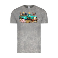 Cloud Rock Farm Animals Truck Vintage Tee - BundleAndBundleShop