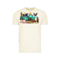 Vintage Arctic Farm Animals Truck Vintage Tee - BundleAndBundleShop