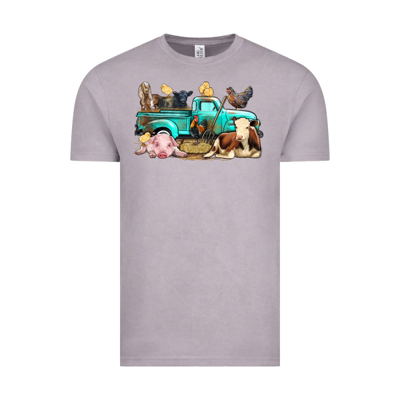 Farm Animals Truck Vintage Tee by BundleAndBundleShop | Teevron