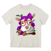 Cream Cute baby lamb halloween Heavy Core Tee - Jasminsmagicworld