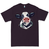 Plum holstein calf face Premium Tee - LillyAllenDesigns