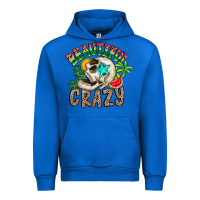 Cobalt Beautiful Crazy Summer Urban Hoodie - CowhideDigitalArt