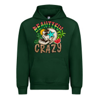 Forest Green Beautiful Crazy Summer Urban Hoodie - CowhideDigitalArt