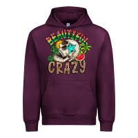 Mauve Wine Beautiful Crazy Summer Urban Hoodie - CowhideDigitalArt