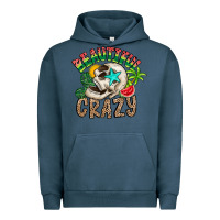 Pigment Midnight Navy Beautiful Crazy Summer Urban Hoodie - CowhideDigitalArt
