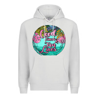 Dove Grey good times and tan lines Premium Hoodie - JahusDesignShop