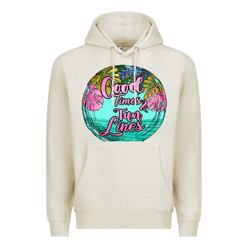Good Times And Tan Lines Premium Hoodie by JahusDesignShop | Teevron