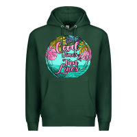Sports Green good times and tan lines Premium Hoodie - JahusDesignShop