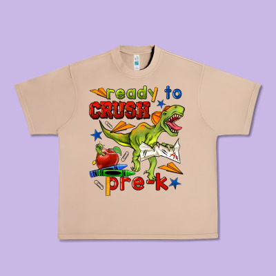 Ready To Crush Pre K Urban Heavy Tee Designed By Bundleandbundleshop