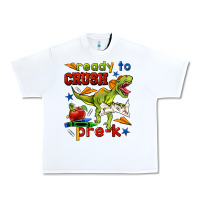 White ready to crush pre k Urban Heavy Tee - BundleAndBundleShop