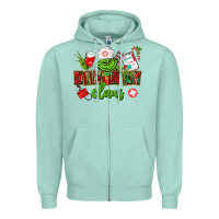Seafoam dietary claus Zipper Hoodie - CowGirlArtShop