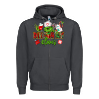 Smoke dietary claus Zipper Hoodie - CowGirlArtShop