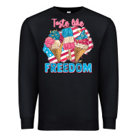 Black taste like freedom 4th of july Premium Sweatshirt - FaDigitalArtStudio