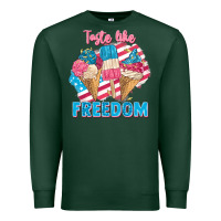 Sports Green taste like freedom 4th of july Premium Sweatshirt - FaDigitalArtStudio