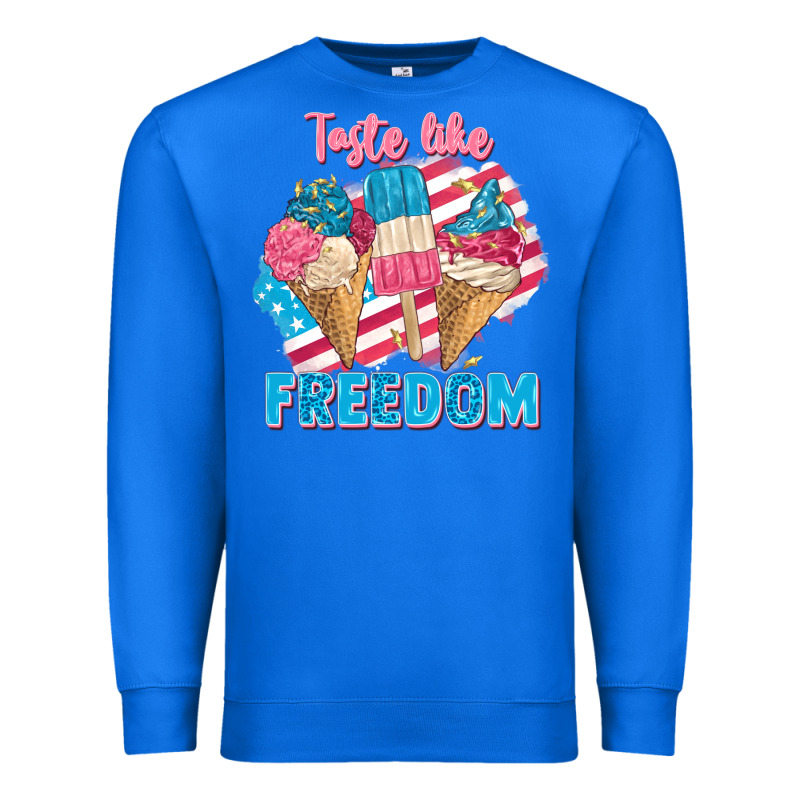 Taste Like Freedom 4th Of July Premium Sweatshirt by FaDigitalArtStudio | Teevron