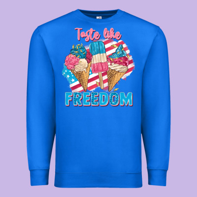 Taste Like Freedom 4th Of July Premium Sweatshirt Designed By Fadigitalartstudio