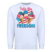 White taste like freedom 4th of july Premium Sweatshirt - FaDigitalArtStudio