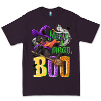 Plum Meow i mean, boo Halloween Premium Tee - NancyCooperArtShop