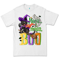 White Meow i mean, boo Halloween Premium Tee - NancyCooperArtShop