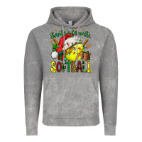 Cloud Rock santa's favorite softball bbs Vintage Hoodie - BundleAndBundleShop