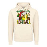Vintage Artic santa's favorite softball bbs Vintage Hoodie - BundleAndBundleShop