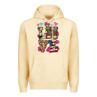 Pina Colada love valentine's day army boots olivia Premium Hoodie - OliviaCreatesArt