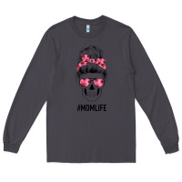 Smoke Pink Flower Mom Skull Long Sleeve Tee - Bettercallsaul