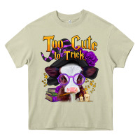Mossy too cute to trick halloween baby calf Heavy Core Tee - Jasminsmagicworld