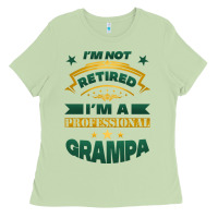 Matcha i'm not retired i'm a professional grampa Ladies Tee - Jasminsmagicworld