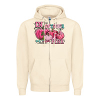 Sandshell in october we wear pink Zipper Hoodie - CowGirlArtShop