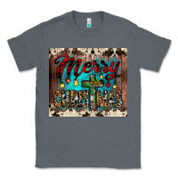 Charcoal Heather merry christmas cross tumbler Classic Tee - JahusDesignShop