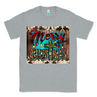 Heather Grey merry christmas cross tumbler Classic Tee - JahusDesignShop