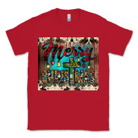 Red merry christmas cross tumbler Classic Tee - JahusDesignShop