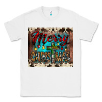 White merry christmas cross tumbler Classic Tee - JahusDesignShop