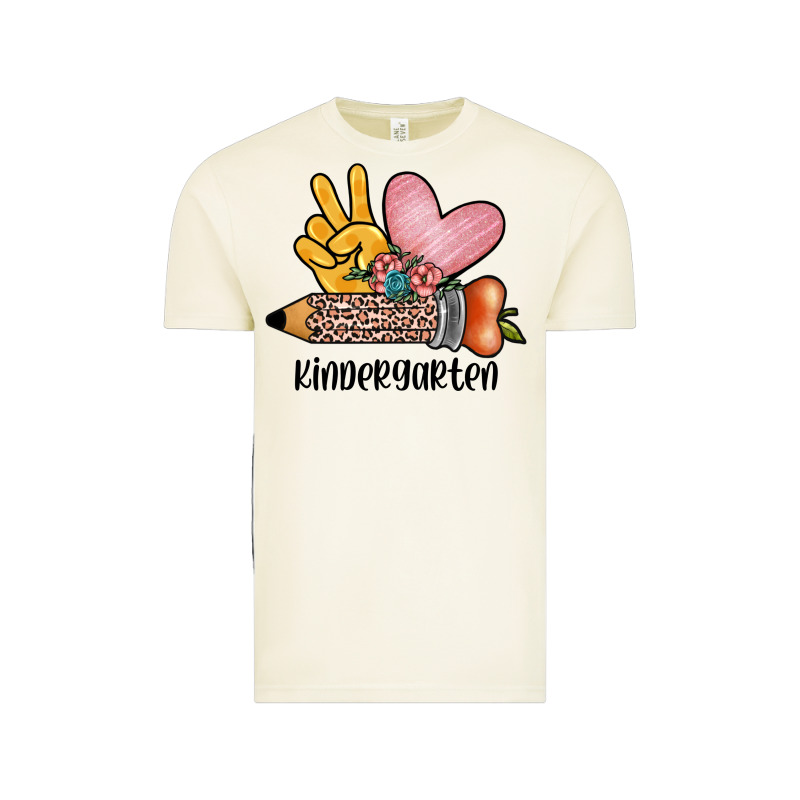 Peace Love Kindergarten Vintage Tee by JahusDesignShop | Teevron