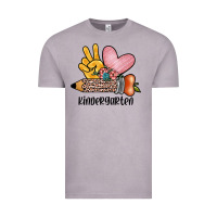 Vintage Zinc peace love kindergarten Vintage Tee - JahusDesignShop