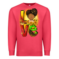 Cardinal Love Juneteenth Premium Sweatshirt - FaDigitalArtStudio